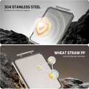 Stainless Steel Cutting Board,Double Sided Chopping Board for Kitchen,Scratch Resistant Mesh Design,Anti-Slip Silicone Edges(Grey,16"*12") (Gray)