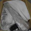 52in Ceiling Fan with Light, Modern Ceiling Fan with Light and Remote for Bedroom, Flush Mount, DC Reversible Motor, Brushed nickel lampshade with Super Bright LED Ceiling light source,3CCT, Indoor