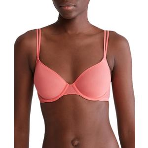 Calvin Klein Women's Sheer Marquisette Lightly Lined Demi Bra (34A)
