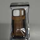 for iPhone 17 Pro Leather Case, Wallet Case with Card Holder (3 Cards) & Kickstand, Slim Protective Cover with Stand for iPhone 17 Pro 6.3"Brown