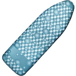 Ironing Board Cover and Pad, 18x49 Extra Wide Thick Iron Padding, Scorch & Stain Resistant Ironing Board Cover, Heavy Duty Iron Board Padded with Adjustable Fasteners Durable Elastic Edge, Berry Blue