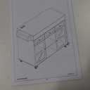 KEIKI 74.8" Kitchen Island with Extendable Dining Table, Rolling Cart with Power Outlet, 3 Drawers & Storage Cabinet on Wheels for Kitchen, Dining Room, White