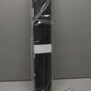 No Drill Cellular Shades for Indoor Windows, Thermal Insulating & Noise Reducing Honeycomb Blinds, Free Stop Cordless Blackout Shades, Black, 26 1/2" W x 64" H