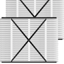 Air filter 210-2 210 MERV 11 Replacement furnace filter compatible with AprilAire Whole House Furnace models 1210, 1620, 2120, 2200, 2210, 2216, 3210, 4200, 20 x 25 x 4, 2-pack