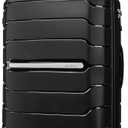 Samsonite Freeform 28-Inch Large Luggage with Dual 360° Spinner Wheels - Checked Suitcase - TSA Lock, Airline-Approved - Lightweight Durable Polypropylene Expandable Hardshell - Black