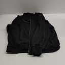 GeGekoko Womens Zip Up Sweatshirts Jackets Long Sleeve Casual Loose Outwear with Pockets (XX-Large, Black)