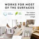 Bone & Almond Color Surface Repair Kit - Fix Chips & Defects in Minutes | Repair Tiles Bathroom Fixtures and Countertops with Ease | for Porcelain Ceramic Fiberglass Corian and Enameled Surfaces