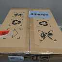 Ohniyou Ceiling Fans with Lights, 52'' Low Profile Ceiling Fan with Light and Remote/APP Control, Modern Flush Mount Ceiling Fan for Indoor Bedroom Living Room, Dimmable, Qiuet DC Motor, Black