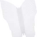 Blueweenly 12 Set DIY Bulk Fairy Wings for Summer Outdoor Activity 20.5 x 15.8 Inch Decorate Your Own Butterfly Wings with Paint and Diamond Stickers for Kids Arts Crafts Classroom Birthday Party