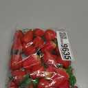 24pcs Realistic Artificial Strawberries Decorative Fruit Models Plastic for Home Store Event Education