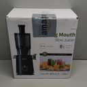 Large Feed Chute for Family Needs, Cold Press Juicer For Whole Fruits & Vegetables, Easy to Clean