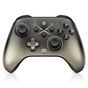 Dinosoo Wireless Controller for Xbox Series X|S, Xbox One & PC, Bluetooth, Dual Vibration, TURBO, Macro, 3.5mm Audio Jack Gradient Silver - Upgrading with a PC before connecting to X-box