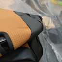 1:1 Custom Fit Seat Covers for Toyota Highlander 2014-2019 8 Seaters,Luxury Waterproof Full Set Seat Cover,Faux Leather Cars Interior Covers Protection-BlackBrown