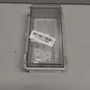 ABS Plastic Dustproof Waterproof IP65 Junction Box Hinged Shell Universal Electrical Project Enclosure Gray, with PC Transparent Clear Cover 7.9 x 3.9 x 2.8 inch (200 x 100 x 70mm)