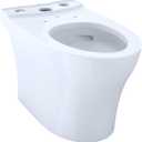 TOTO Aquia IV Elongated Skirted Toilet Bowl with CEFIONTECT, Cotton White - CT446CUGN#01