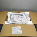 Mintakawa Automatic Cat Litter Box Self Cleaning - APP Control and Weight Monitoring - Ultra-Quiet, Suitable for Medium Cats and Kittens, Safe Anti-Pinch Litter Box (Assembly Required) - White