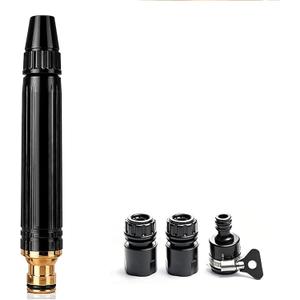 Upgraded High Pressure Water Gun with Multi-Function Nozzle, 3 Spray Modes Power Booster, Heavy Duty Garden Hose Sprayer for Car Washing, Yard Cleaning & Plant Watering (1 PCS)
