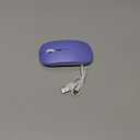 Wireless Bluetooth Mouse Rechargeable Long Lasting Dual Mode - BT 5.2 & 2.4G Silent RGB LED Mice, Slim Portable Ergonomic Mouse for Laptop/PC/Tablet/MacBook/iPad/Apple Devices(Purple)