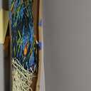 Vietbud Décor Cactus Bamboo Beaded Curtains for Doorways, Decorative Room Divider, Natural Vietnamese Craft, Indoor Hanging Bamboo Blinds, Sturdy Hook, Easy to Clean, 35.43 x 78.74 Inches