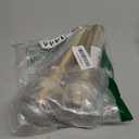 Bathroom Sink Drain Without Overflow, Anti-Clogging Vessel Sink Drain Strainer, Pop Up Drain with Detachable Basket, Hair Catcher Bathroom Sink Drain Stopper (Brushed Gold, No Overflow)