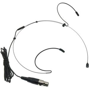 DH40 Omni-Directional Double Eer Hook Headset Microphone TA4F 4Pin XLR Mini for Shure ULX PGX SLX Wireless BeltPack Transmitter (Black)