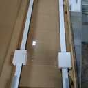 PetSafe 1-Piece Sliding Glass Pet Door for Dogs & Cats - Adjustable Height 91 7/16" to 96"- Large, White, No-Cut DIY Install, Aluminum Patio Panel Insert, Great for Renters or Seasonal Installation