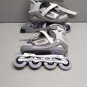 SUPER YOUNGSTER Women's Adjustable Inline Skate, Roller Skates Blades for Female Adults (Large-Women 5-8, Purple)