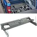 Heavy-Duty Gooseneck Hitch Fit for 2011-2015 Chevrolet Silverado 2500 & 3500 HD, GMC Sierra 2500 & 3500 HD, 30k lbs GTW for Towing Trailers/Livestock/Boats/Cargo, Hide-Away Ball Design