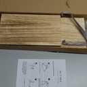 MITIME Floating Shelves Set of 3 Rustic Solid Wood Floating Shelf Wall Storage Shelves for Living Room, Bedroom, Bathroom, Kitchen Laundry, Office,no Drill Shelf (Light Color L+M+S)