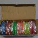 24Pcs Glow in the Dark Party Supplies for Kids/Adults, Flashing Light up Toys LED Bracelets Christmas Glow Sticks, Mardi Gras Party Favors Carnival Birthday Concert Gifts Accessory