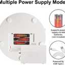 Rotating Display Stand with Type-C Power Cable, Motorized Turntable Adjustable Speed and Direction for Jewelry Photography, Spinning Platform for Product Shooting and Displaying (white, 5.9'')