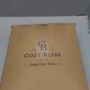 Cozy Bliss Deluxe Sheared Rabbit Faux Fur Throw Blanket, Soft Fuzzy High-Low Sculpted Plush Blanket for Couch, Cozy Home Accent, All Season Use, Grey 60"x80"