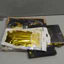 50th Birthday Party Decorations to 50 Years Old Party Supplies for Men with Balloons Garland kit, 50th Birthday Backdrop, Happy Birthday Banner, Foil Balloons and Curtains