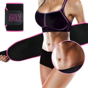Lisacool Sculpt Touch Waist Trainer For Women Sweat Band For Stomach Waist Trimmer (Medium, Black/Pink)