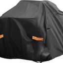X AUTOHAUX ATV Cover for Can-am Outlander MAX XT DPS/XT-P Waterproof 4 Wheelers Quad Cover Outdoor Sun Rain Storage Protection 210D-PU Black 240x122x135cm