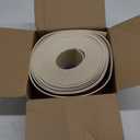Vinyl Wall Base Baseboard Molding Trim 4" Flexible Self Adhesive Rubber Wall Base Moulding Trim Peel and Stick Design, 4 Inch x 40 Feet, Beige Wood Grain