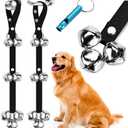BLUETREE 2 Pack Dog Doorbells Premium Quality Training Potty Great Dog Bells Adjustable Door Bell Dog Bells for Potty Training Your Puppy The Easy Way - 7 Extra Large Loud 1.4 DoorBells
