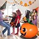 NUOBESTY Halloween Inflatable Pumpkin Decorations Waterproof Pumpkin Ball Outdoor Halloween Decorations for Yard, Garden, and Lawn