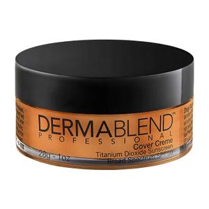 Dermablend Cover Crme Full Coverage Foundation Makeup, Hydrating Cream Concealer for Dark Circles and Blemishes, Maximum Coverage with Mineral Sunscreen SPF 30, 1 OZ (45W Hazelnut Beige: For medium-tan bronzed skin tones with warm undertones)