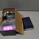 Color Solar Light Outdoor Waterproof Spotlights with 9 Light Modes, Color Changing Solar Outdoor Light for Halloween Decorations, Colored Spot Lights Auto On, Off, RGBW (4 Pack)