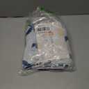 Melodieux Moroccan Fashion Thermal Insulated Grommet Room Darkening Curtains for Living Room, 52 by 63 Inch, Off White/Royal Blue (1 Panel)