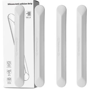 Muekzu Silicone Car Door Edge Guard Trim Molding Crash Scratch Protector Scratch Guard for Car, Sedans,Truck, SUV 4PCS(White)