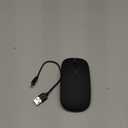 Wireless Bluetooth Mouse, Rechargeable, LED, Silent, Ultrathin Design (Bluetooth 5.2 and 2.4GHz USB Receiver) | Portable Computer Mouse for Laptops, iPads, MacBooks and Apple Devices (Black)