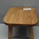 Youeon 9 Inch Small Wooden Step Stool, Non-Slip One Step Stool for Adults, Holds up to 300 Lbs, Portable & Sturdy, Footstool for Bedroom, Bathroom, Kitchen, Easy to Assemble