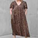 Know Me ME2120K5 Misses' Flowy A-line Dress Sewing Pattern Packet by Alisha Grace, Design Code ME2120, Sizes 8-10-12-14-16