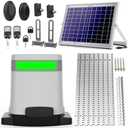 Blütezeit 1400lb Sliding Gate Opener, Solar Power | WiFi Control | Built-in Battery Backup, Rack Driven Automatic Slide Gate Motor with Remote. Rails and Solar not Included