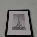 upsimples 8x10 Picture Frame, Display Pictures 5x7 with Mat or 8x10 Without Mat, Wall Hanging Photo Frame, Black, 1 Pack