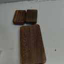 Maitys 3-Piece Wooden Risers Display Pedestal Stand Farmhouse Vintage Rustic Stackable Kitchen Use 3 Sizes (12x6.7 4x2.8 In)
