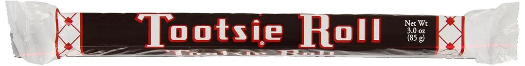 Tootsie Rolls Giant Classic 3.0 oz. Roll, Nostalgic Candy (Pack of 24), 2531114