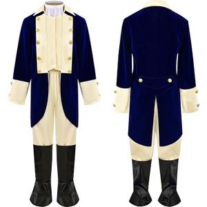 George Washington Costume for Boys, kids George Washington Costume with Wig Halloween Alexander Hamilton Costume,  Morph George Washington Costume Kids, George Washington Costume for Boys, President Costume for Boys, L